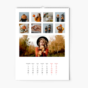 Calendar de perete, Carouri, 30x40-A3 cm