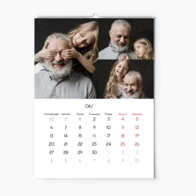 Calendar de perete, Colecție de flori pentru bunici, 30x40-A3 cm