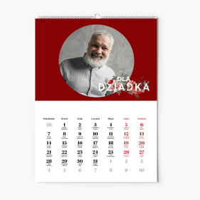 Calendar de perete, Un cadou pentru bunicii iubiți, 20x30-A4 cm
