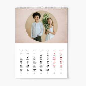 Calendar de perete, Un cadou pentru bunicii iubiți, 20x30-A4 cm