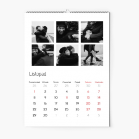 Calendar de perete, Calendarul tău de dragoste, 20x30-A4 cm