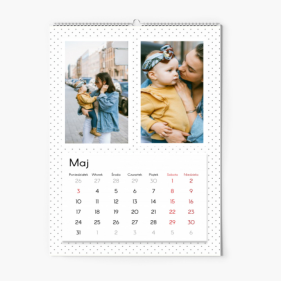 Calendar de perete, O colecție de amintiri, 20x30-A4 cm