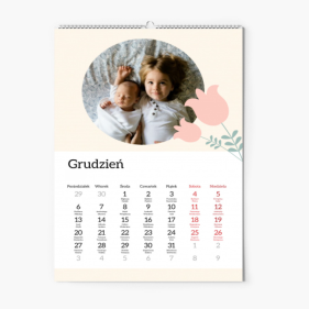 Calendar de perete, Dragă bunică, 20x30-A4 cm