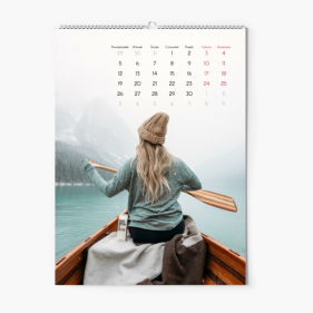 Calendar de perete, Fotografie completă, 20x30-A4 cm