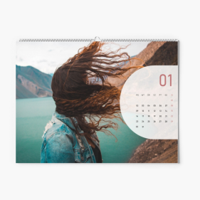 Calendar de perete, Proiectul tău de calendar orizontal, 30x20-A4 cm