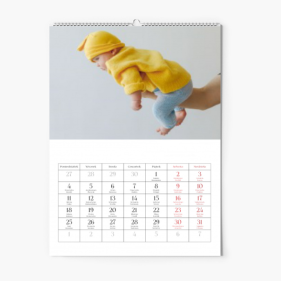 Calendar de perete, Calendarul copiilor tăi, 30x40-A3 cm