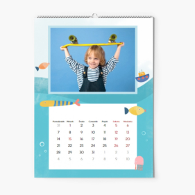 Calendar de perete, Marin, 30x40-A3 cm