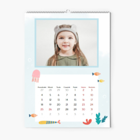 Calendar de perete, Marin, 30x40-A3 cm