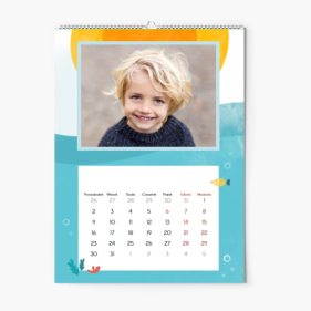 Calendar de perete, Marin, 30x40-A3 cm
