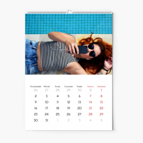Calendar de perete, Calendarul tău modern, 30x40-A3 cm