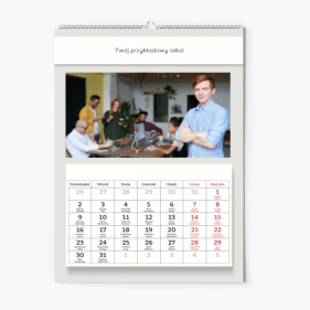 Calendar de perete, Calendarul companiei, 20x30-A4 cm