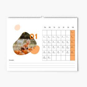 Calendar de perete, Sărbători neobișnuite - niveluri, 30x20-A4 cm
