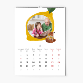 Calendar de perete, Colecția cu bunicii este cea mai bună, 30x40-A3 cm