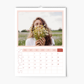 Calendar de perete, Flori pentru tine, 20x30-A4 cm
