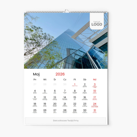 Calendar de perete, Marca ta, 20x30-A4 cm
