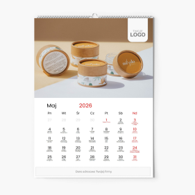 Calendar de perete, Marca ta, 20x30-A4 cm