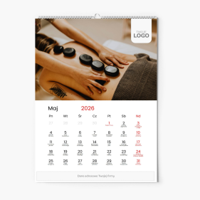 Calendar de perete, Marca ta, 20x30-A4 cm