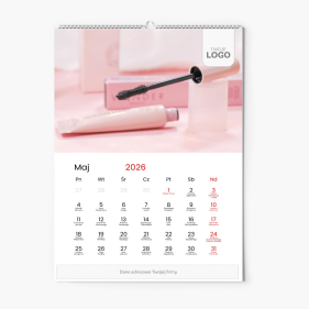 Calendar de perete, Marca ta, 20x30-A4 cm