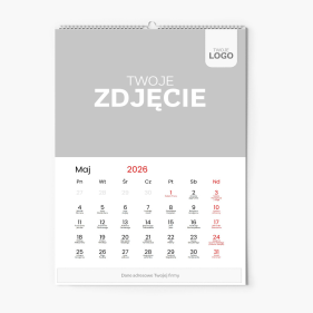 Calendar de perete, Marca ta, 20x30-A4 cm