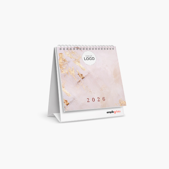 Calendar de birou, Logo-ul clasic Glamour Z, 14x14