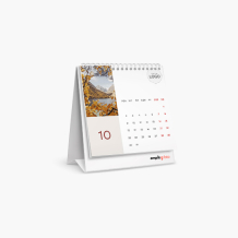Calendar de birou, Anotimpuri cu logo, 14x14