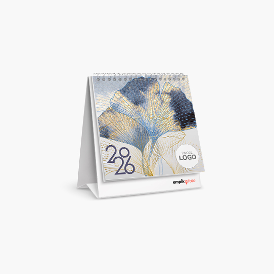 Calendar de birou, Elegant cu logo, 14x14