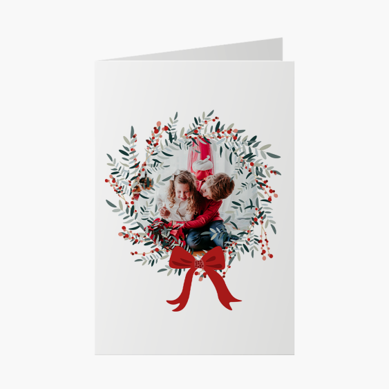 Felicitare personalizată Zăpadă tăcută 1, 20x30 cm