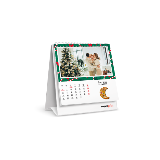 Calendar de birou, Crăciun fericit, 14x14