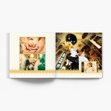 Amintire de la Botezul Sfânt fotocarte, 20x20 cm