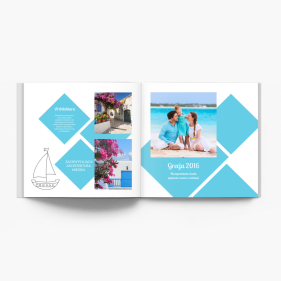 Grecia - Aventură de vacanță fotocarte, 20x20 cm