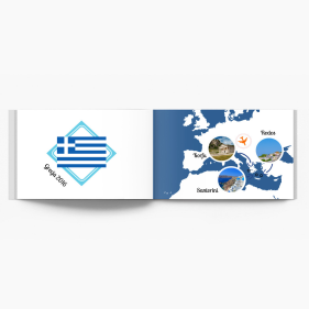 Grecia - Aventură de vacanță fotocarte, 30x20 cm