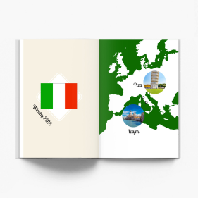 Italia - Aventură de vacanță fotocarte, 20x30 cm