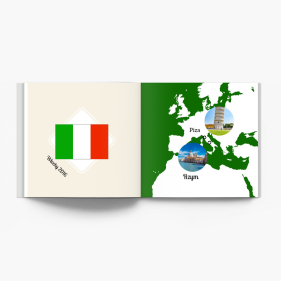 Italia - Aventură de vacanță fotocarte, 20x20 cm