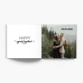 Album aniversar fotocarte, 25x25 cm