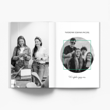 Școlară modernă fotocarte, 20x30 cm