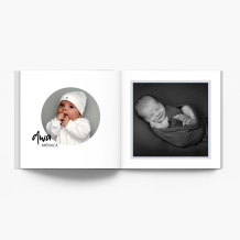 Primul an al băiețelului nostru fotocarte, 20x20 cm