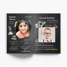 Gândurile de aur ale clasei noastre fotocarte, 20x30 cm