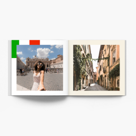 Italia - Aventură de vacanță fotocarte, 20x20 cm