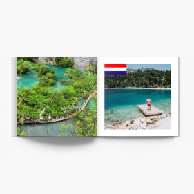 Croația - o aventură de vacanță fotocarte, 20x20 cm