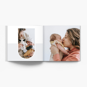 Botez instabook, mini fotocarte, 15x15 cm