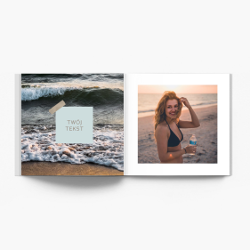 Vacanțe la mare instabook, mini fotocarte, 15x15 cm