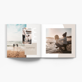Vacanțe la mare instabook, mini fotocarte, 15x15 cm