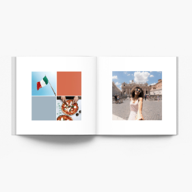 Vacanță italiană instabook, mini fotocarte, 15x15 cm