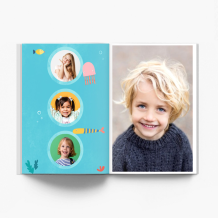 Grădiniță maritimă fotocarte, 20x30 cm