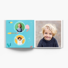 Grădiniță maritimă fotocarte, 20x20 cm