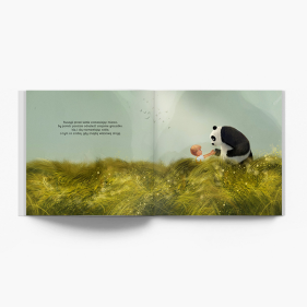 Aventura lui Panda (Versiunea pentru băieți) Fără imagini fotocarte, 20x20 cm