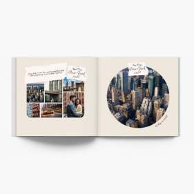 City Break fotocarte, 25x25 cm