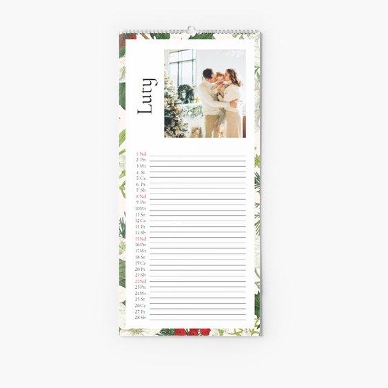 Calendar de Bucătărie, Crăciun fericit, 15x30