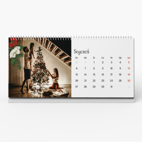 Calendar de birou, Crăciun fericit, 22x10 cm
