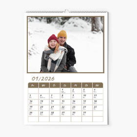 Calendar de perete, Zăpadă tăcută, 30x40-A3 cm